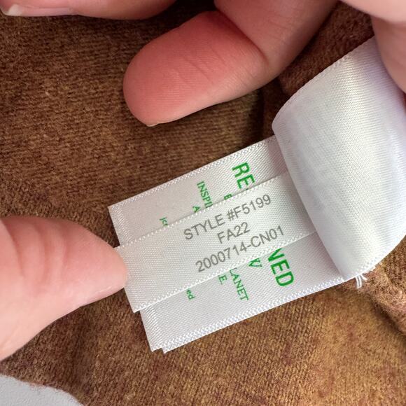 J.Crew Sweater Womens XX Small Brown Teddie Knit Cotton Wool Blend - Picture 6 of 8